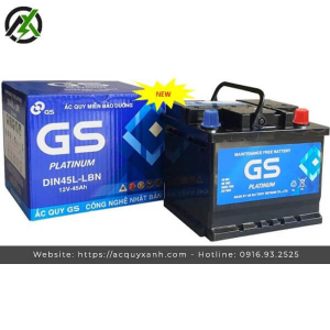 Bình ắc quy GS MF DIN45L-LBN (12V-45Ah)