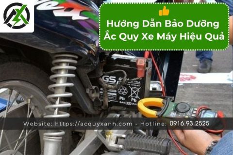 Hướng Dẫn Bảo Dưỡng Ắc Quy Xe Máy Hiệu Quả – Kéo Dài Tuổi Thọ