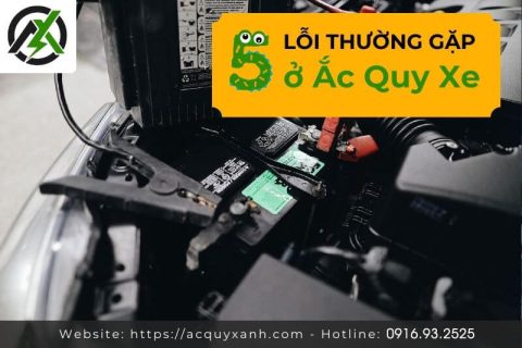 Những Lỗi Thường Gặp ở Ắc Quy Xe và Cách Khắc Phục